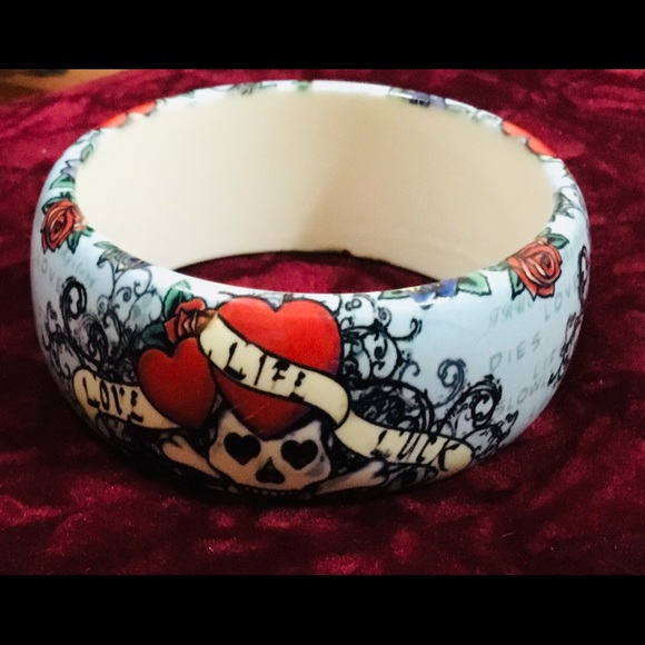 LOVE, LIFE, LUCK BANGLE - Picture 3 of 4